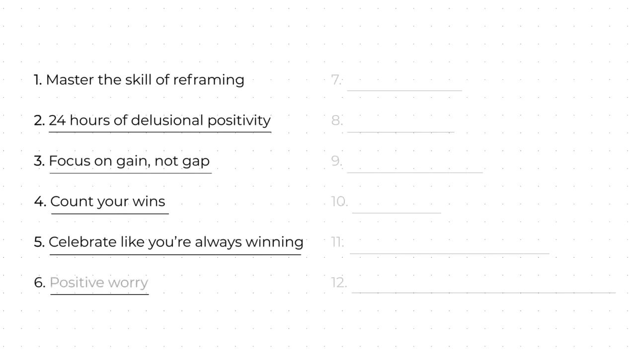 如何騙過自己的大腦,啟動「贏家效應」成為不可阻擋的自己 10 正向擔憂的流程示意