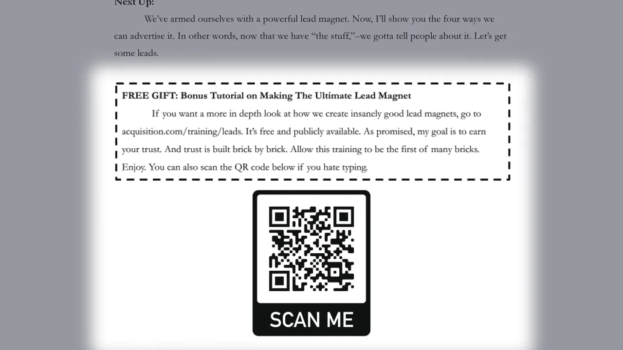 書中章節後的 CTA 範例